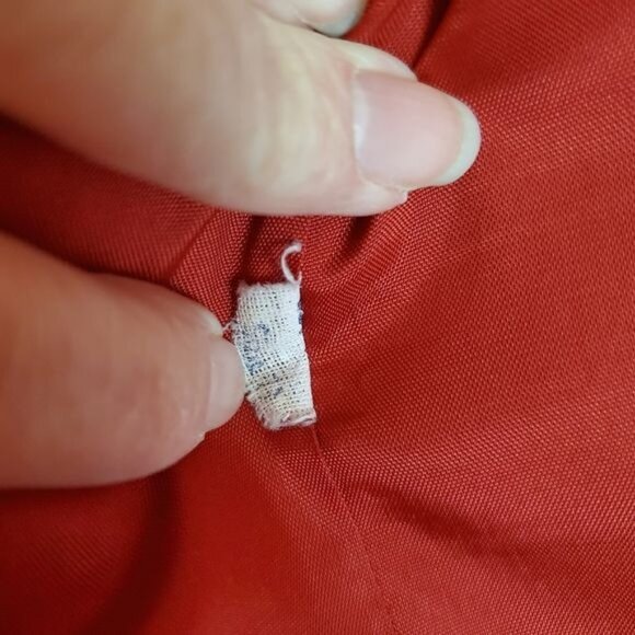 Vintage Jill Jr. double breasted wool coat red - Picture 9 of 13